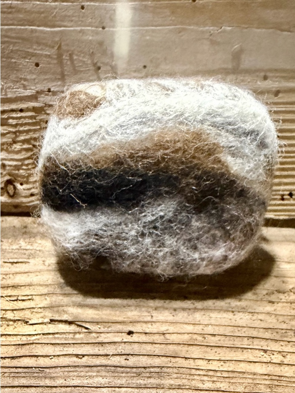 Amish Soap in
Hand-felted Scrubby